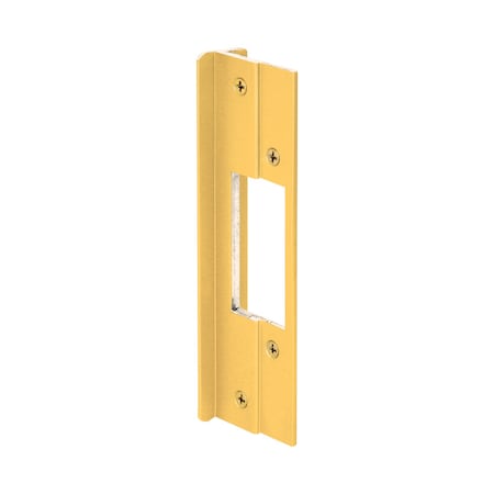 Prime-Line Prime-Line 8.438 in. H X 6 in. L Gold Extruded Aluminum Door Lock Guards U9482